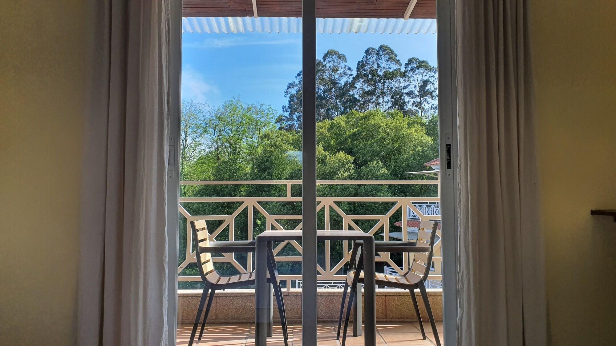 Sun Galicia Hotel Y Apartamentos サンシェンショ エクステリア 写真