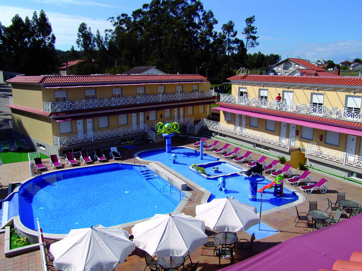 Sun Galicia Hotel Y Apartamentos サンシェンショ エクステリア 写真